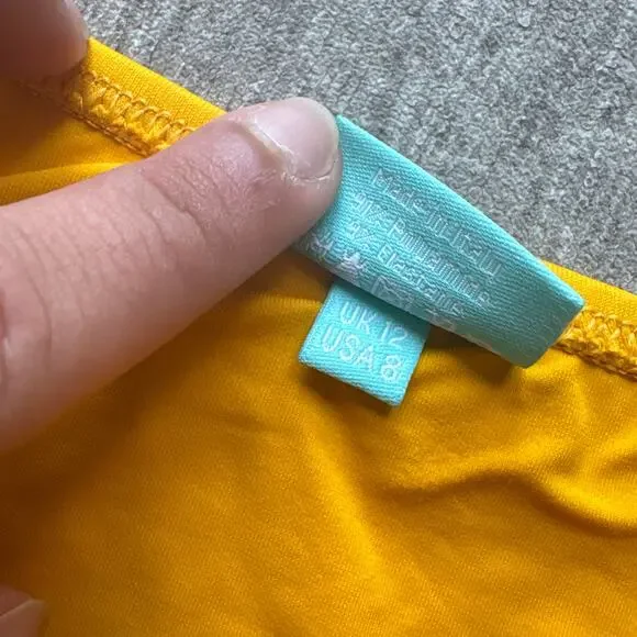 NWOT Melissa Odabash Beijing Swimsuit in Apricot - Picture 7 of 8